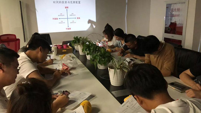 鵬通上海公司組織對“工作重點(diǎn)管理”企業(yè)思想的學(xué)習(xí)