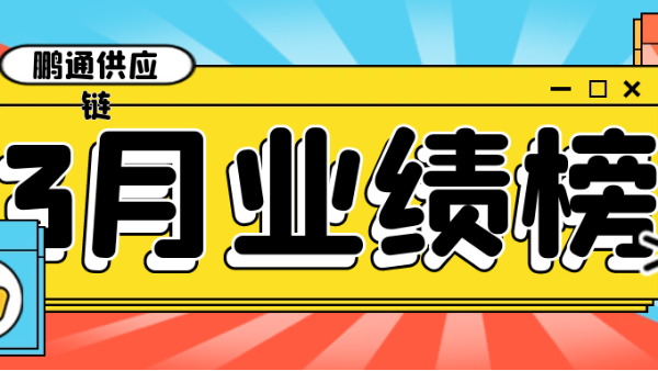 不斷超越自我，就能遇見美好！——鵬通3月光榮榜！